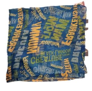 Unique vintage universal monsters sheer scarf
